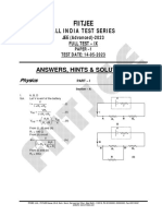 AITS 2223 FT IX JEEA Paper 1 Sol