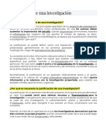 6 - La Justificación de Una Investigación