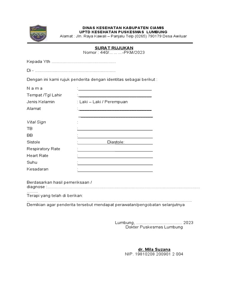 SURAT RUJUKAN UMUM | PDF