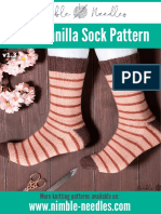 Plain Vanilla Sock Pattern by Nimbleneedles