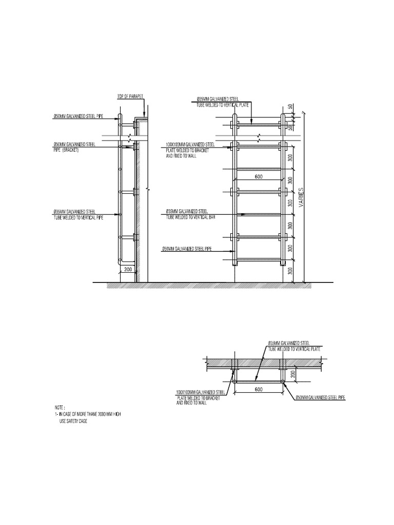 Steel Ladder Model | PDF