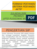 Materi Sip Posyandu-Kabid