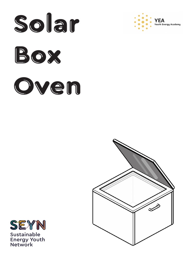 Wooden Solar Oven Instructions A3 PDF