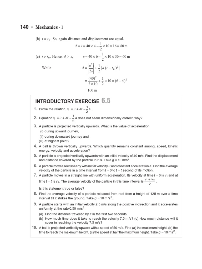 2 DC Pandey Mechanics Volume 1 (Crackjee - Xyz) - 151-200 | PDF