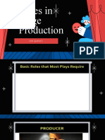 Roles in Stage Production