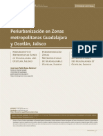 Periurbanización en Zonas Metropolitanas Guadalajara y Ocotlán, Jalisco