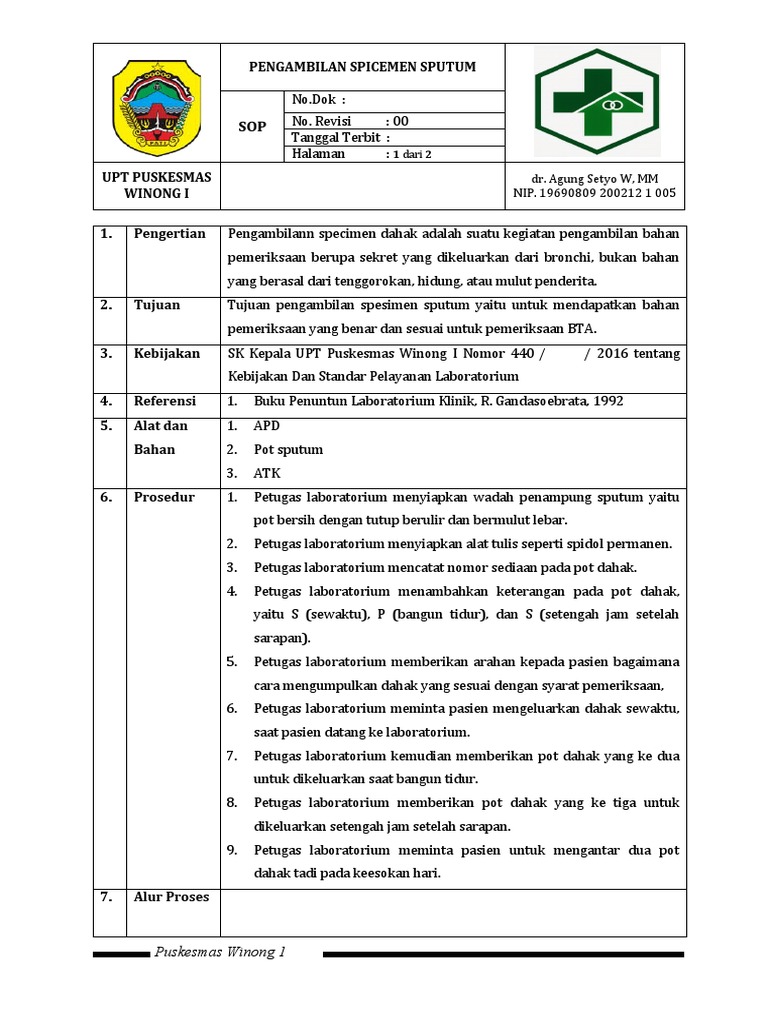 34Pengambilan Spesimen Sputum PDF