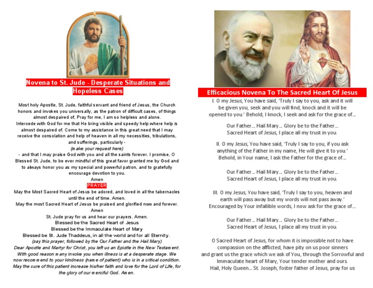 Novena To St. Jude PDF