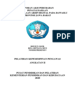 Laporan Aksi Perubahan Penatausahaan Dan Pengelolaan Arsip Digital Pada Bawaslu Provinsi Jawa Barat