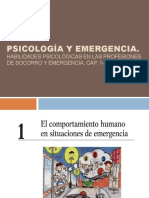 Psicologia y Emergencia