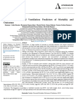 Neonatal Mechanical Ventilation Predictors of Mortality and Outcomes