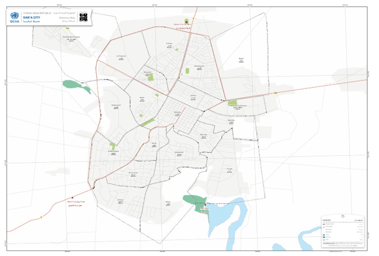 خريطة محافظة درعا التفصيلية | PDF