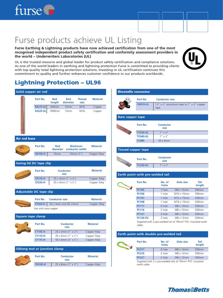 UL Listing July 2011 | PDF | Electrical Conductor | Copper