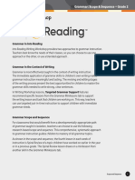 G2 Grammar Scope and Sequence