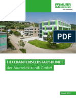 Murrelektronik-GmbH Lieferantenselbstauskunft 2023