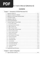 FBS-PLC User's Manual & Instructions