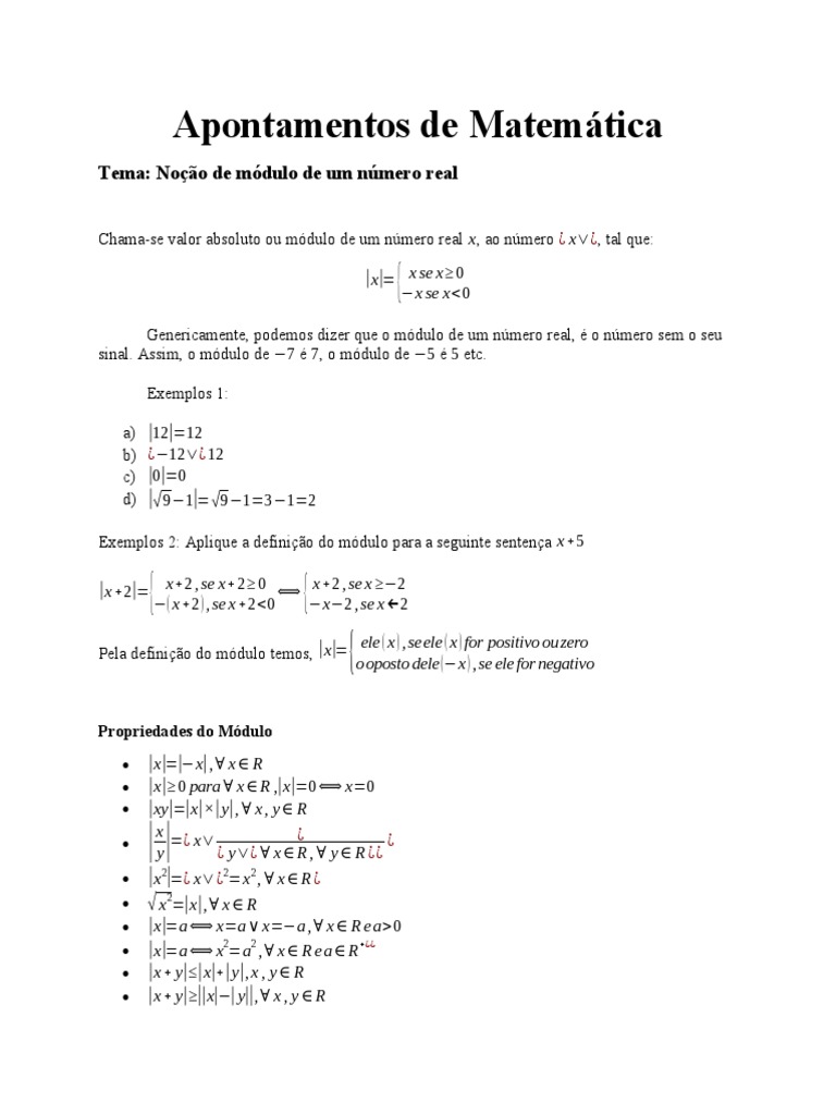 Módulo e Funções Modulares - 2022 | PDF