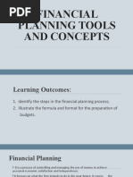 Chapter 4A Financial Planning Management