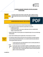 El Presupuesto Del Estado. Definición. Elaboración Y Aprobación. Estructura. Aplicaciones Presupuestarias