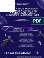 Studi Kasus Mengenai NFT, Metaverse Dan Pandangan Hukum Indonesia Mengenai NFT