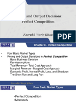 Chapter 8 - Pricing Output Decisions - 1. Perfect Competition - Farrukh Wazir Khan - Fall22
