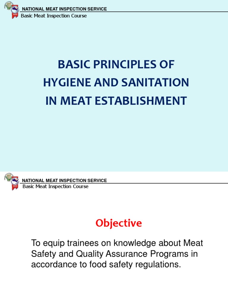 DEFINITION PRINCIPLES AND IMPORTANCE OF HYGIENE intelligence overview