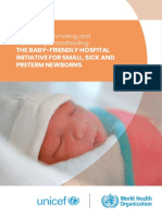 The Baby-Friendly Hospital Initiative For Small, Sick and Preterm Newborns
