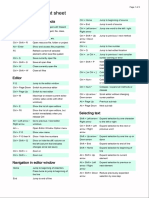 Eclipse Cheat Sheet 