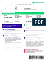 Transavia Boardingpass SUFORY TO3921