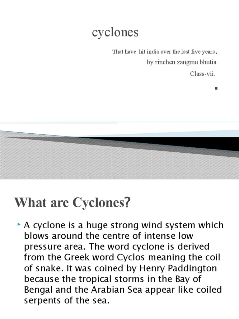 Major Cyclones in India (2018-2023) | PDF | Tropical Cyclones ...