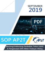 2019 Draft SOP Monitoring Blocking Token Dan Pengawasan KWH Meter Hilang