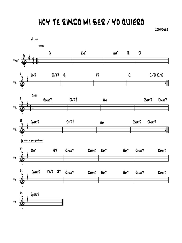 Hoy Te Rindo Mi Ser | PDF