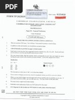 MayJune 2022 CSEC Maths Paper 1 Answers | PDF