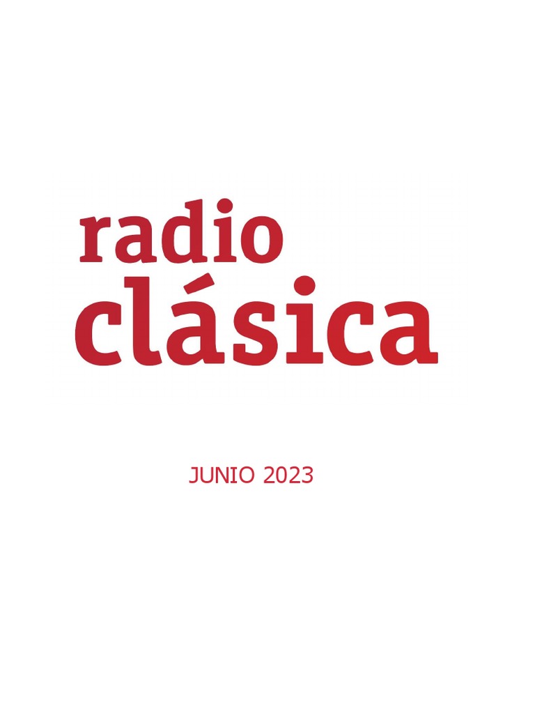 Revista de Radio Clásica (RNE imagen