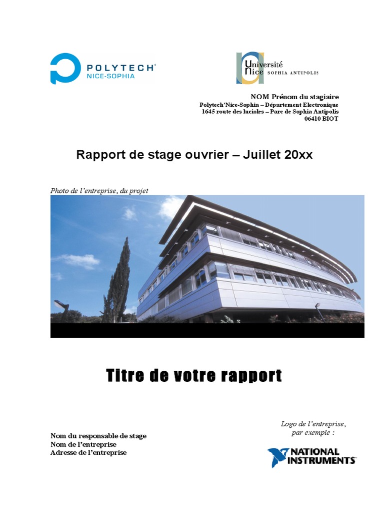 Rapport PDF