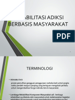 Pertemuan 7 Terapi Adiksi Berbasis Masyarakat