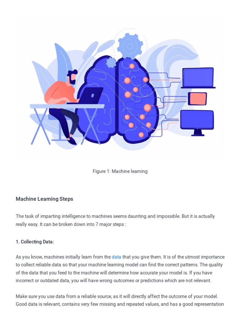 Machine Learning Steps Guide | PDF | Machine Learning | Artificial ...