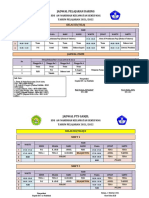 Jadwal PTS Kelas 3B