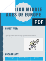 The High Middle Ages of Europe