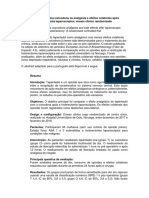 Tapentadol Versus Analgesia de Oxicodona e Efeitos Colaterais Apos Histerectomia Laparoscopica