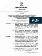 Perbup No 4 THN 2020 TTG Pedoman Umum Teknis Fasilitasi Penggunaan Dana Desa, Alokasi Dana Gampong D