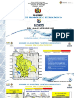 Resumen Del Boletín de Pronóstico Hidrológico Senamhi Miércoles 14-06-2023