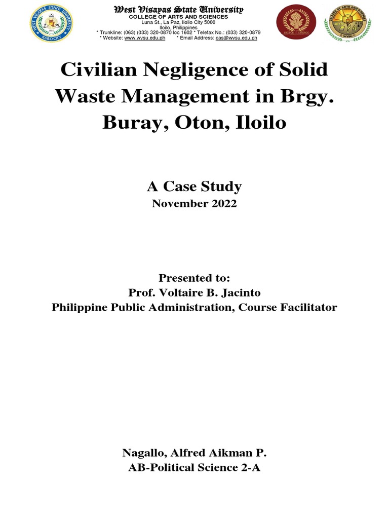 Local Government Case Study PDF