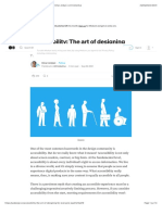 Accessibility: The Art of Designing For Everyone - by Omar Andani - UX Collective