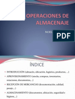 Operaciones de Almacenaje