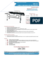 Ficha Tecnica Camilla de Transporte SMH-232 BLP 4RF