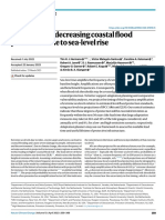 The Timing of Decreasing Coastal Flood Protection Due To Sea-Level Rise