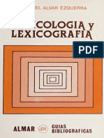 Alvar Ezquerra Manuel - Lexicologia Y Lexicografia