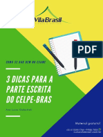 Ebook Dicas para Parte Escrita Vila Brasil