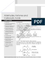 Aldehydes, Ketones and Carboxylic Acid